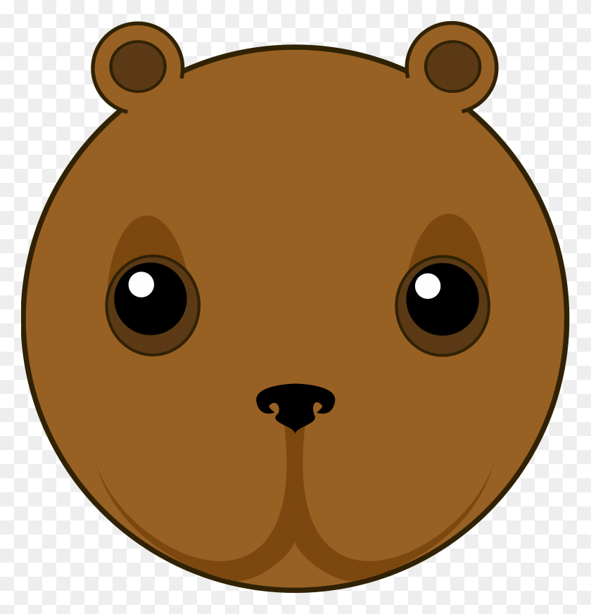 2302x2400 Cute Bear Head Icons Png - Cute Bear PNG
