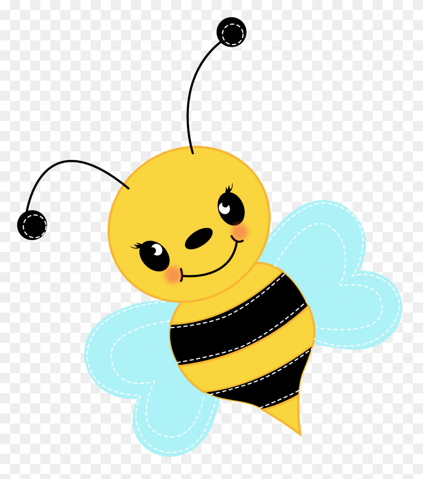 1490x1702 Симпатичные Пчелы Клипарт - Симпатичные Насекомые Клипарт