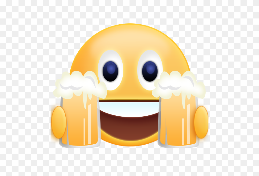 512x512 Lindo Cerveza Gif Emoji Etiqueta Engomada De La Descarga Apk Para Android - Cerveza Emoji Png