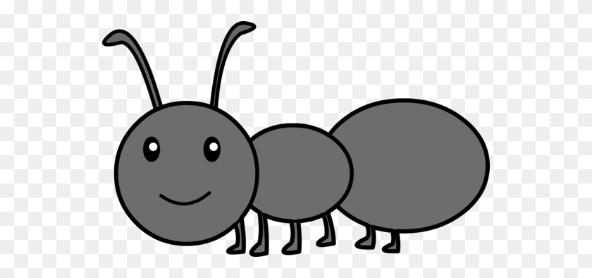 550x334 Cute Black Ant Clipart - Ant Clipart