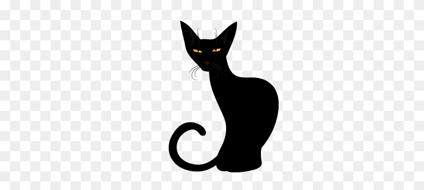 278x317 Cute Black Cat Clipart Free Clipart - Black Cat Halloween Clipart
