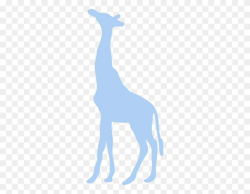 258x594 Cute Blue Giraffe Clip Art - Cute Giraffe Clipart