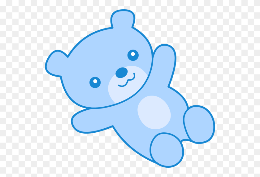 550x511 Cute Blue Teddy Bear Clipart - Teddy Bear Clip Art