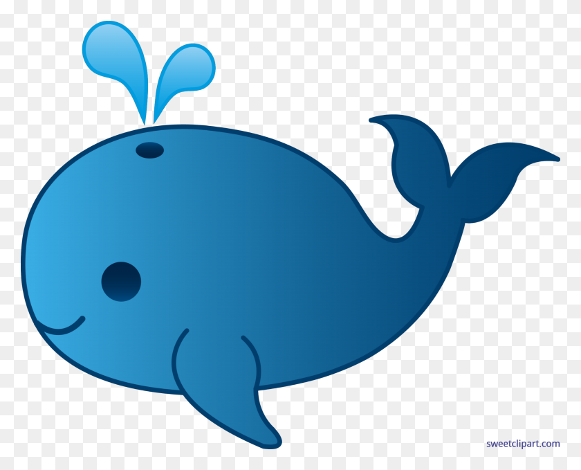 6371x5057 Cute Blue Whale Clip Art - Whale Tail Clip Art