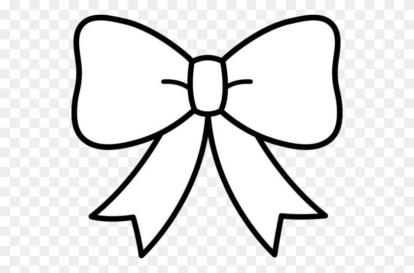550x495 Cute Bow Clipart Black And White - Minecraft Clipart Black And White