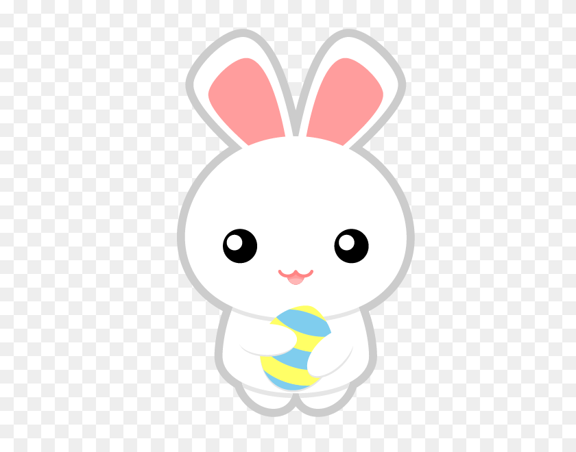 600x600 Cute Bunny Clipart - Nose Clipart PNG