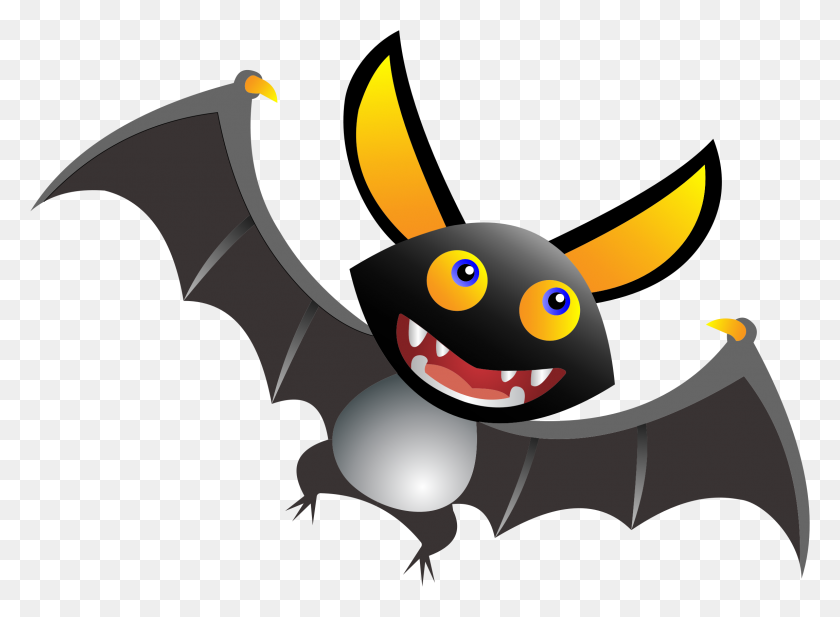 2296x1642 Cute Cartoon Bat Icons Png - Cute PNG