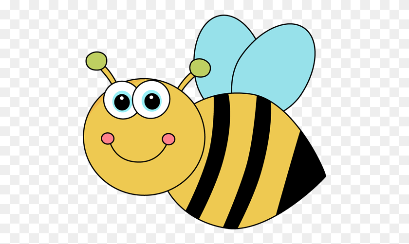 500x442 Cute Cartoon Bee Clip Art Image - Spelling Bee Clipart