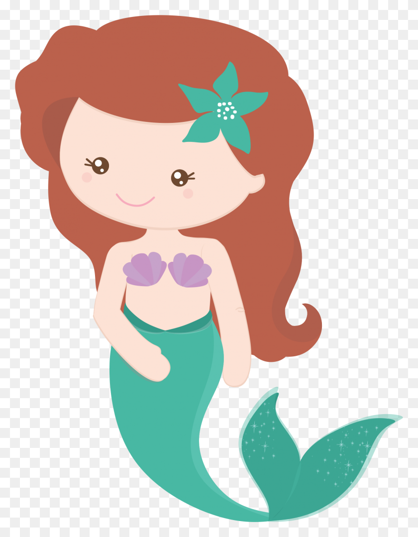 Cute Mermaid Clipart on FlyClipart