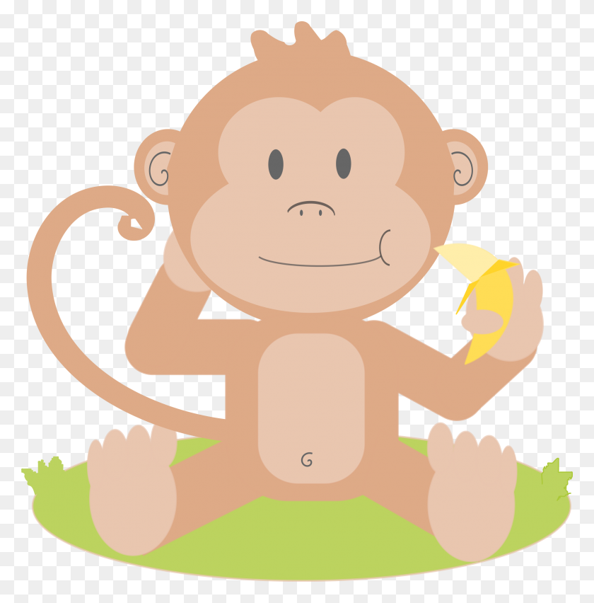 2362x2400 Cute Cartoon Monkey Transparent Images Png Arts - Monkey PNG