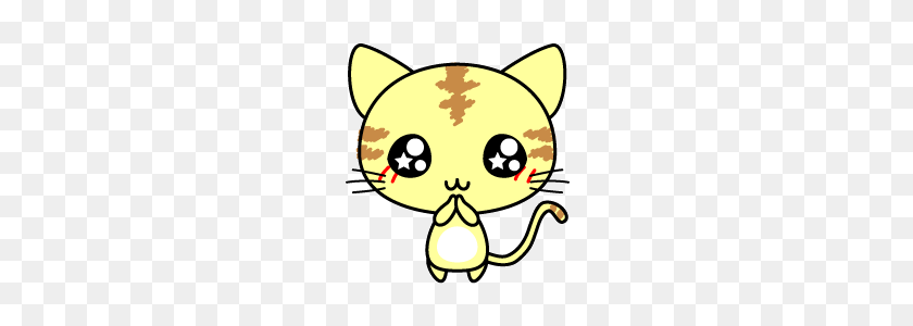 240x240 Cute Cat Stickers Nyanko Part Line Stickers Line Store - Cute Cat PNG