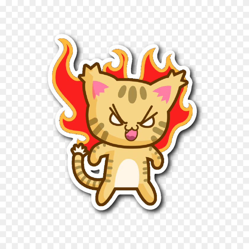 1064x1064 Cute Cat Stickers Series - Cute Cat PNG