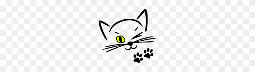 190x179 Cute Cat Winking - Cute Cat PNG