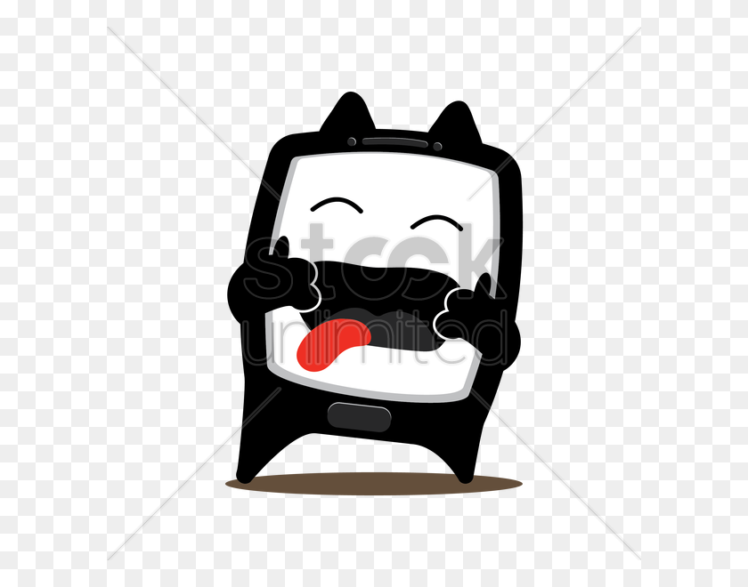 600x600 Cute Character With Funny Face Vector Image - Funny Face PNG