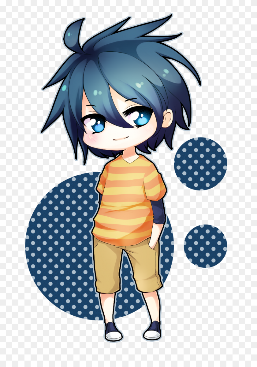 820x1200 Cute Chibi Tumblr Download Card From User Annazaykaaa In Yandex - Anime Guy PNG