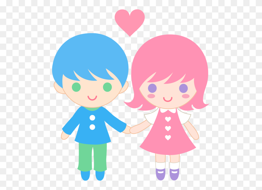 505x550 Cute Children Clipart Cute Valentines Day Kids - Relationship Clipart