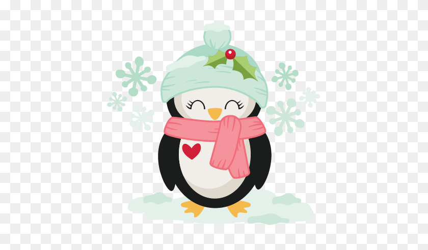 432x432 Cute Christmas Penguin Clipart Free Clipart - Christmas Penguin Clipart