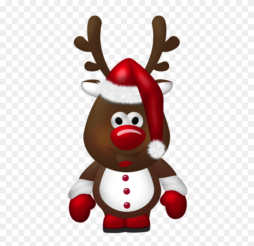 490x754 Cute Christmas Reindeer Transparent Png Gallery - Cute Deer Clipart
