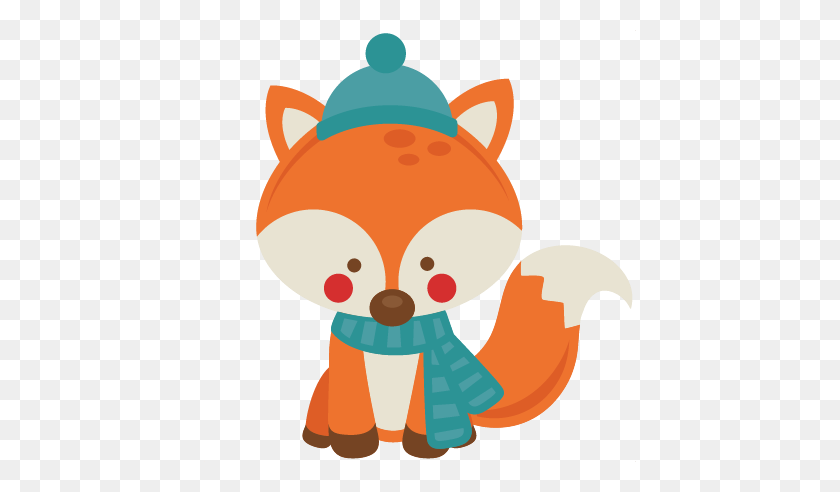 432x432 Cute Clipart Winter - Arctic Fox Clipart
