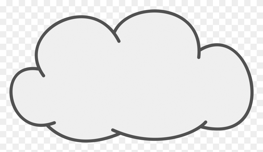 2400x1316 Cute Cloud Cliparts - White Cloud Clipart