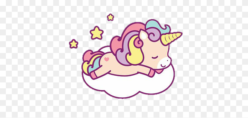 428x341 Cute Colorful Unicorn Star Could Dreamy Baby Love Kawai - Baby Unicorn Clipart