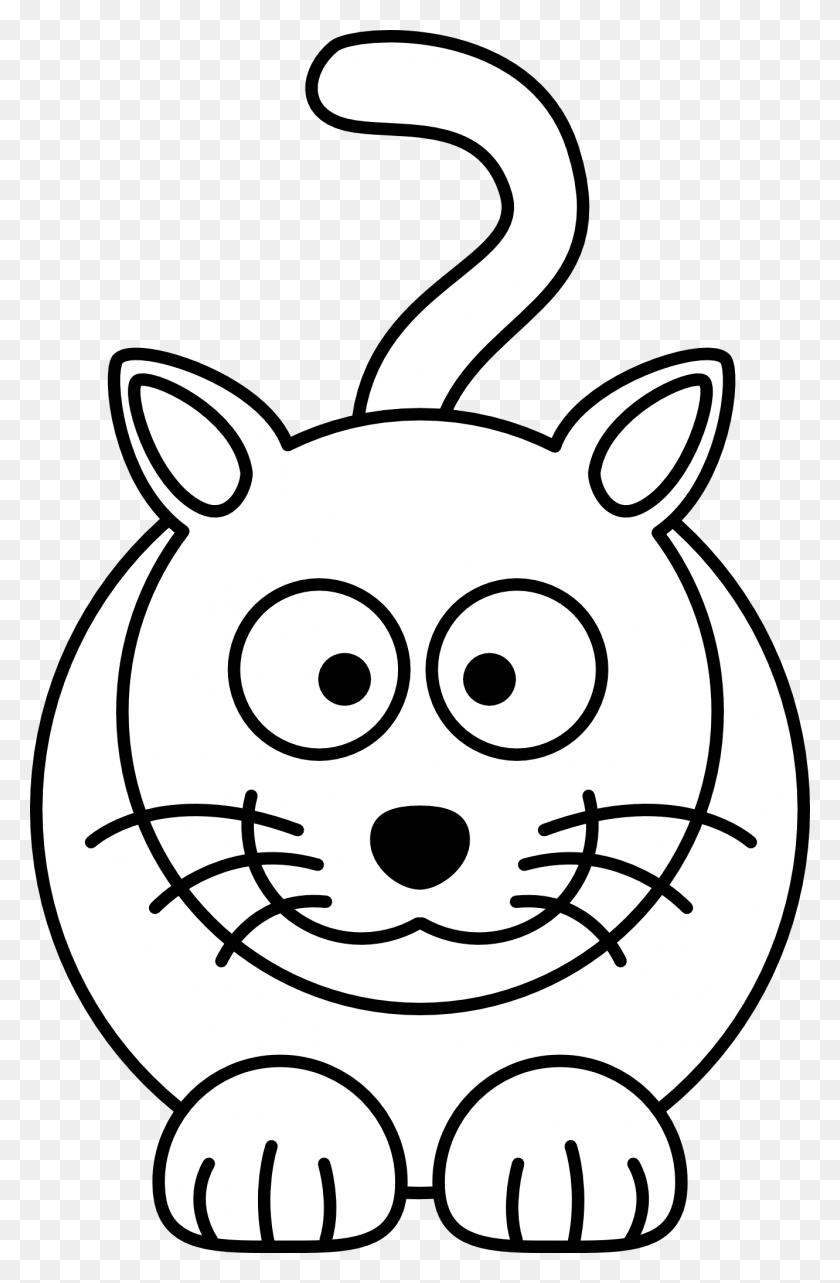1331x2088 Cute Coloring Pages Of Baby Chubby Cat Clipart - Cute Kitty Clipart