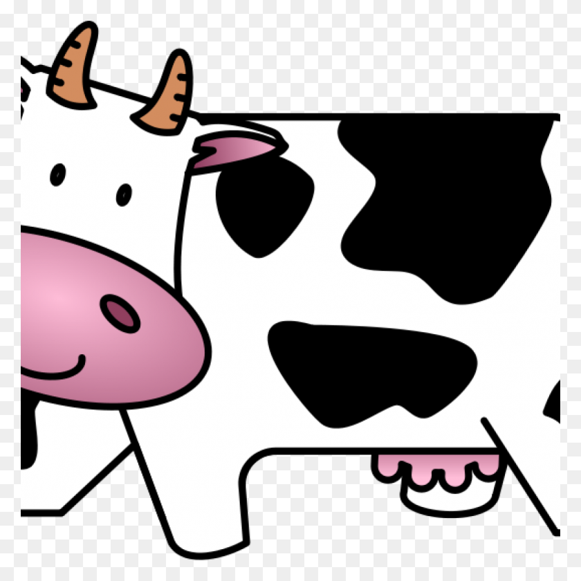 1024x1024 Cute Cow Clipart Free Friendly Cartoon Clip Art Animations - Friendly Clipart