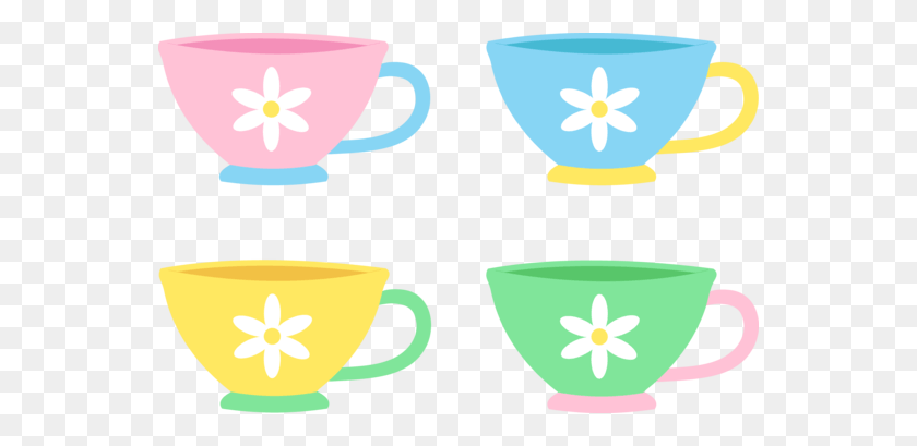 550x349 Cute Cup Cliparts - Tea Set Clipart