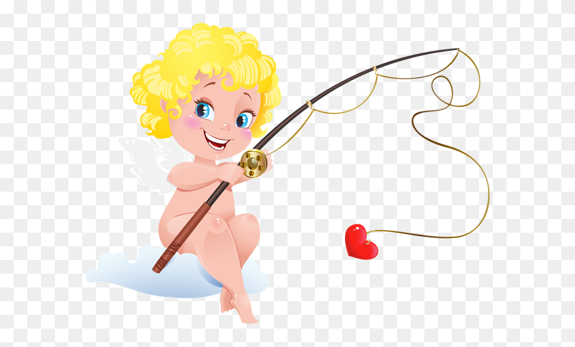 600x447 Cute Cupid Png Clipart Image San Valentin Clipart - Cupid Clipart