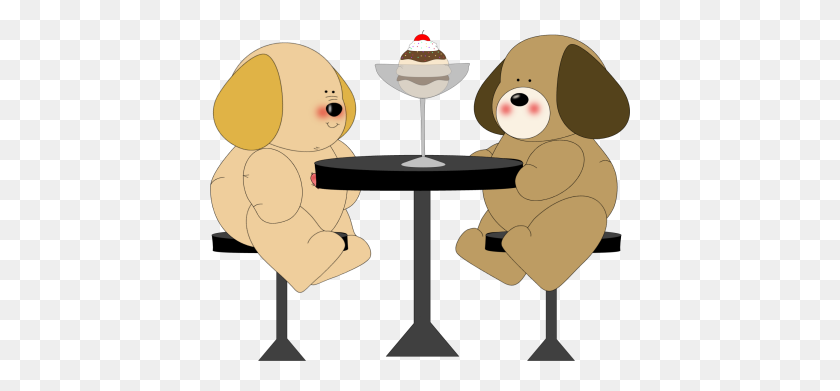420x331 Cute Dogs Eating Ice Cream From Dogs Clip - Eating Ice Cream Clipart