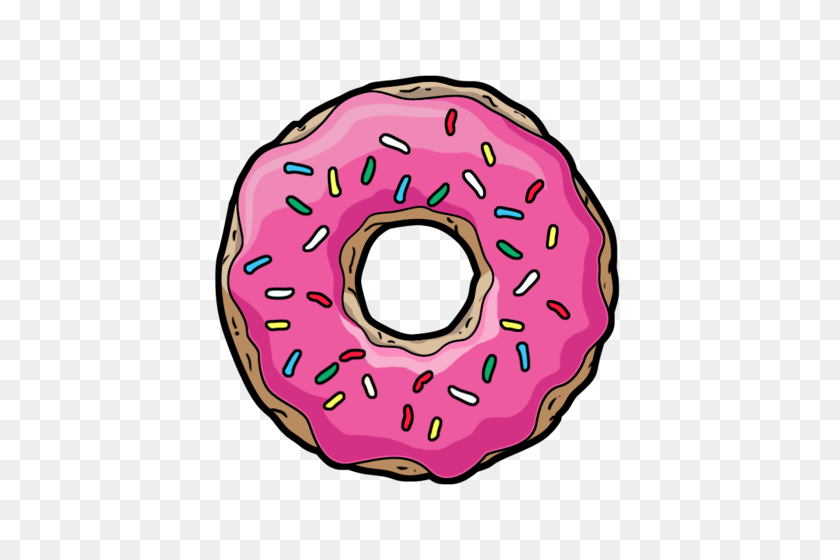 500x500 Cute Donut Cliparts Free Download Clip Art - Donut Border Clipart