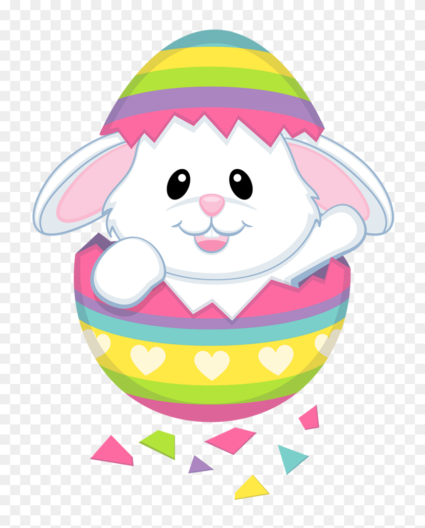 1092x1379 Cute Easter Bunny Transparent Png - Cute Bunny Clipart