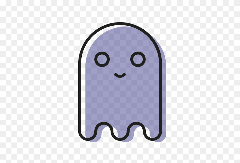 512x512 Cute, Friend, Ghost, Halloween, Scary, Smile, Sweet Icon - Cute Ghost PNG