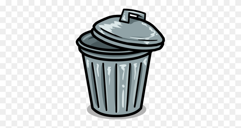 311x386 Cute Garbage Can Clipart - Can Clipart
