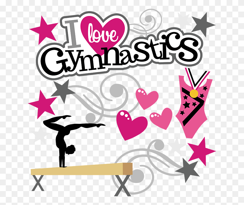 648x648 Cute Gymnastics Cliparts - Gymnastics Girl Clipart