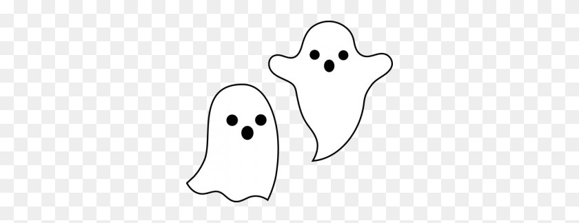 300x264 Cute Halloween Ghost Clipart Arty Crafty! - Imágenes Prediseñadas De Fantasmas De Halloween