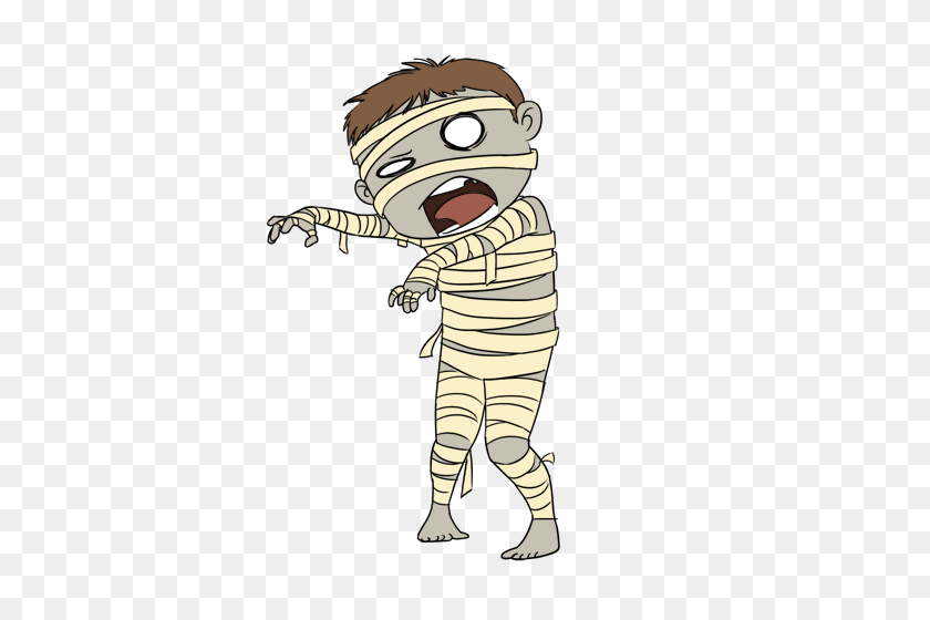500x500 Cute Halloween Mummy Clip Art Free Clipart Images Image - Pull Clipart
