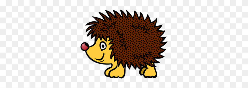 300x241 Cute Hedgehog Clipart - Little Critter Clipart
