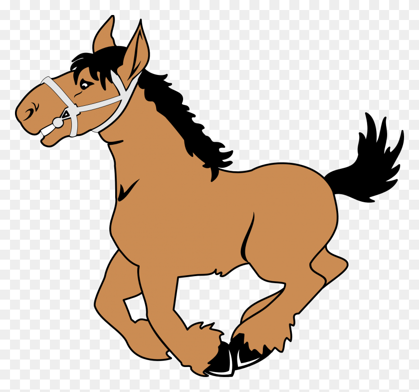 1979x1841 Клипарт Симпатичная Лошадь - Клипарт Волнистые Волосы