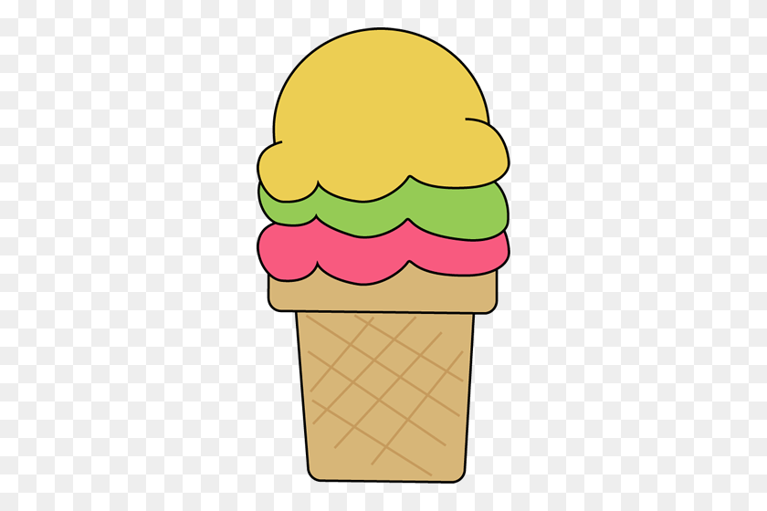 278x500 Милое Мороженое - Симпатичный Кекс Клипарт