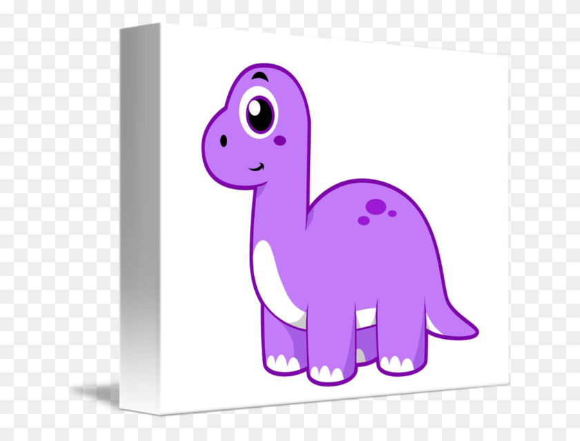 650x579 Cute Illustration Of A Brontosaurus Dinosaur - Brontosaurus PNG