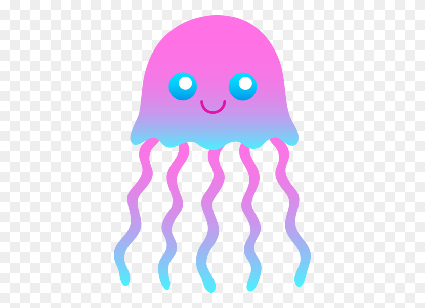 389x550 Бесплатные Изображения Милые Медузы - Зоопланктон Клипарт