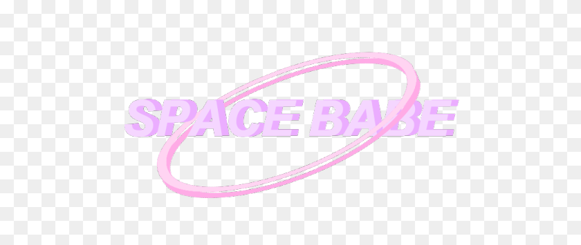 Cute Kawaii Typography Space Pink Pastel Alien Transparent Pale - Pastel Goth PNG