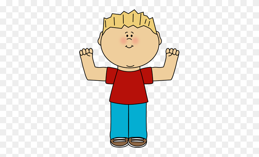 325x450 Cute Kid Clipart - Excited Clipart