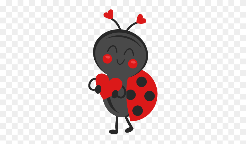 432x432 Cute Ladybug Dressed Up Clipart - Cute Insect Clipart
