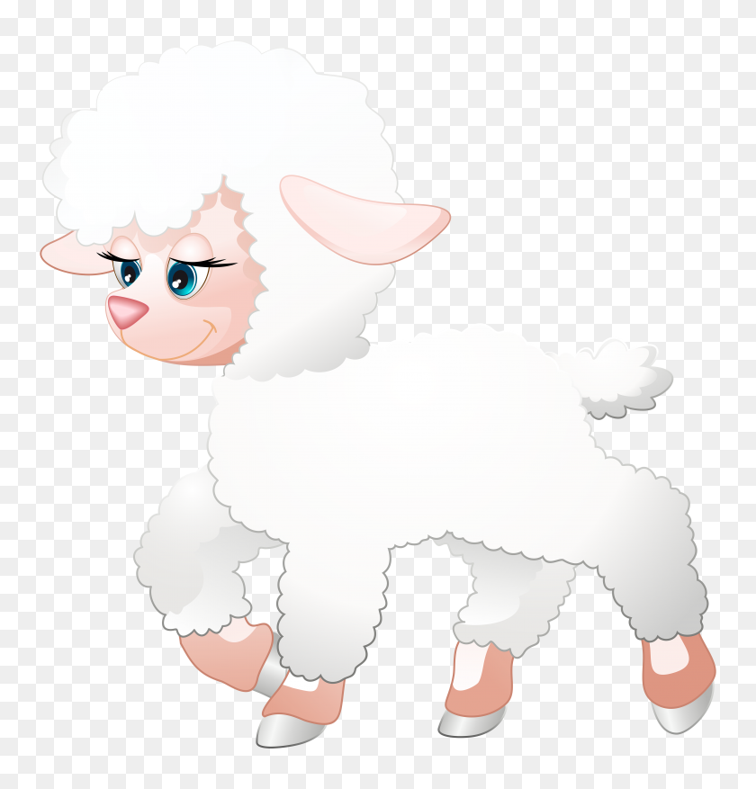 5727x6000 Cute Lamb Transparent Png Clip Art - Cute Lamb Clipart