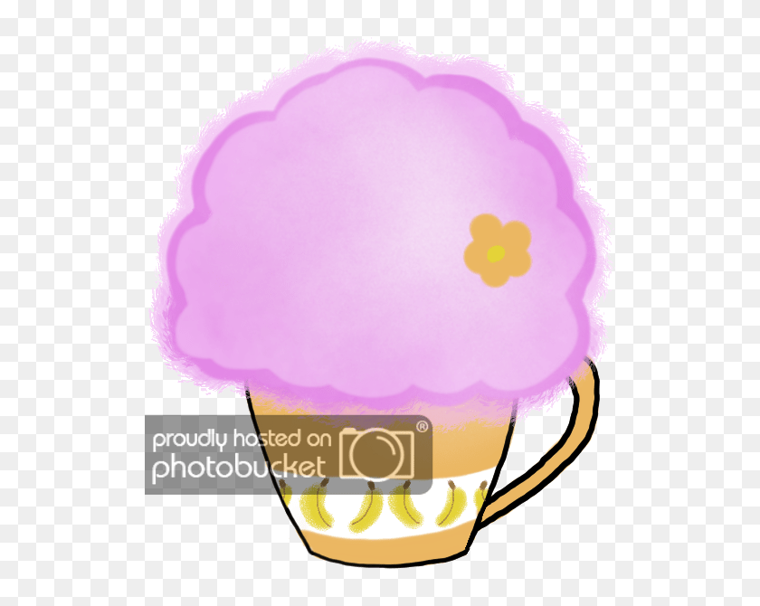 520x610 Cute Latte World - Banana Pudding Clipart