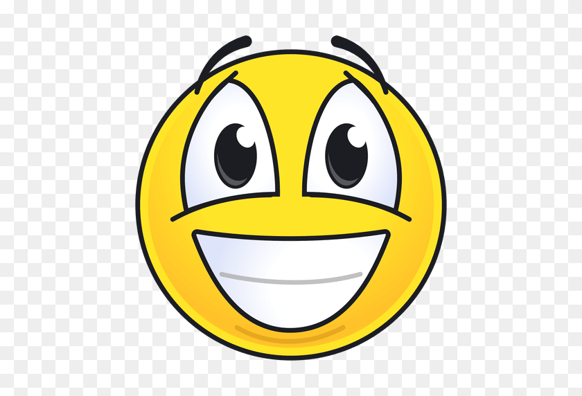 512x512 Cute Laughing Emoticon - Laughing PNG