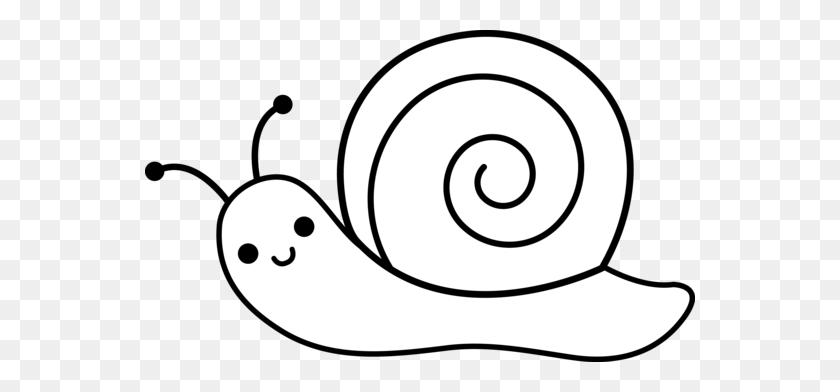 550x332 Cute Line Drawings - Snail Clipart Black And White