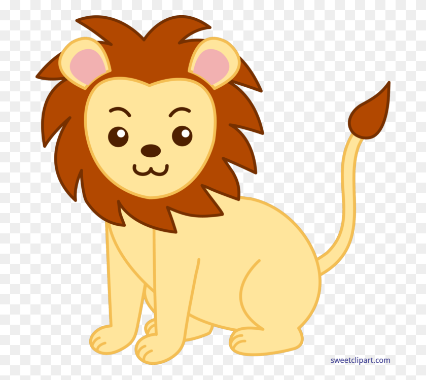 700x689 Cute Lion Clip Art - Fawn Clipart